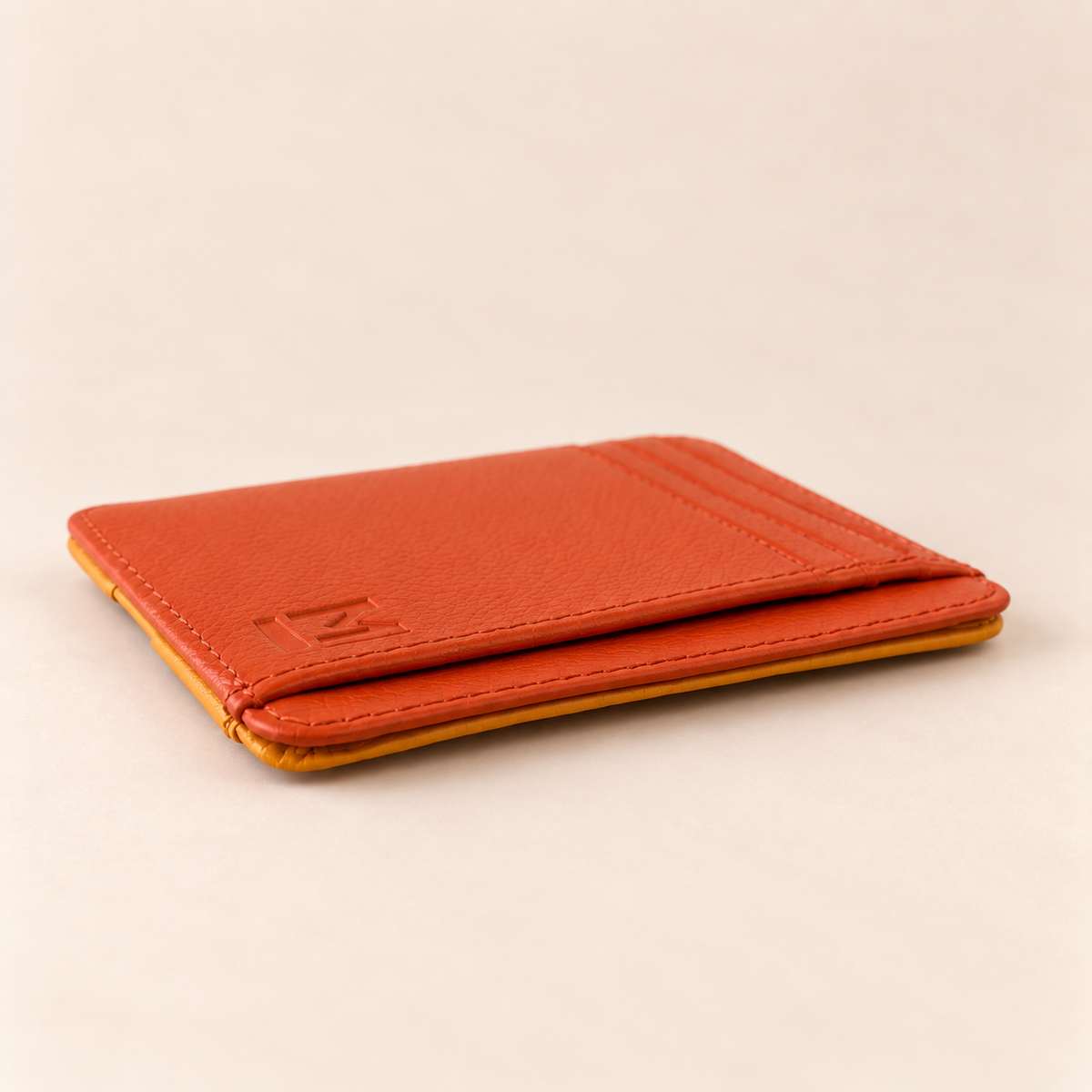 Tarjetero Dúo – Mandarina / Damasco