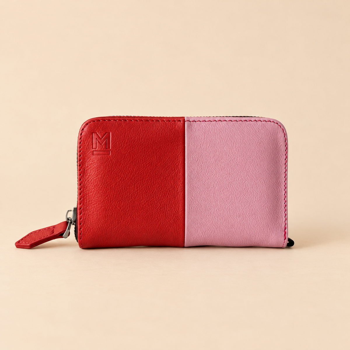 Cartera Dúo – Rojo / Rosa