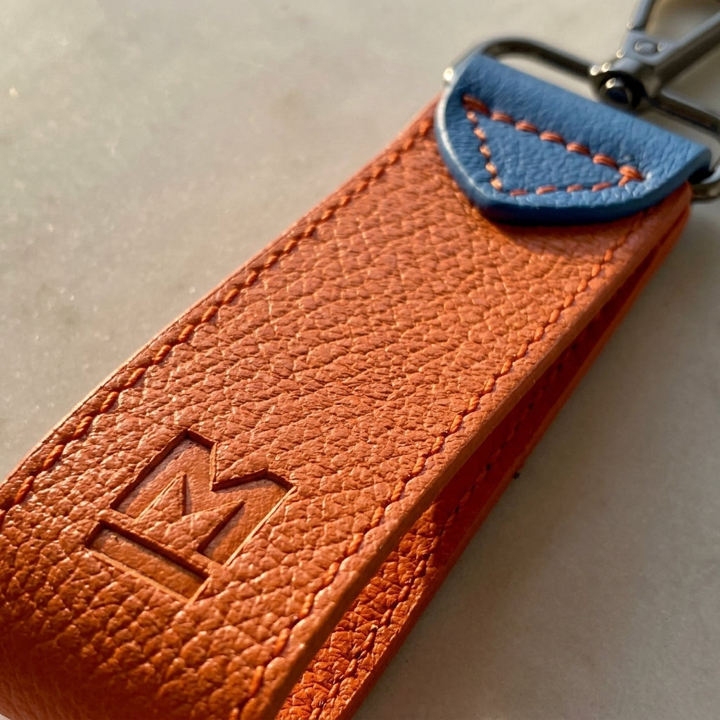 Llavero Chunky – Naranja / Azul
