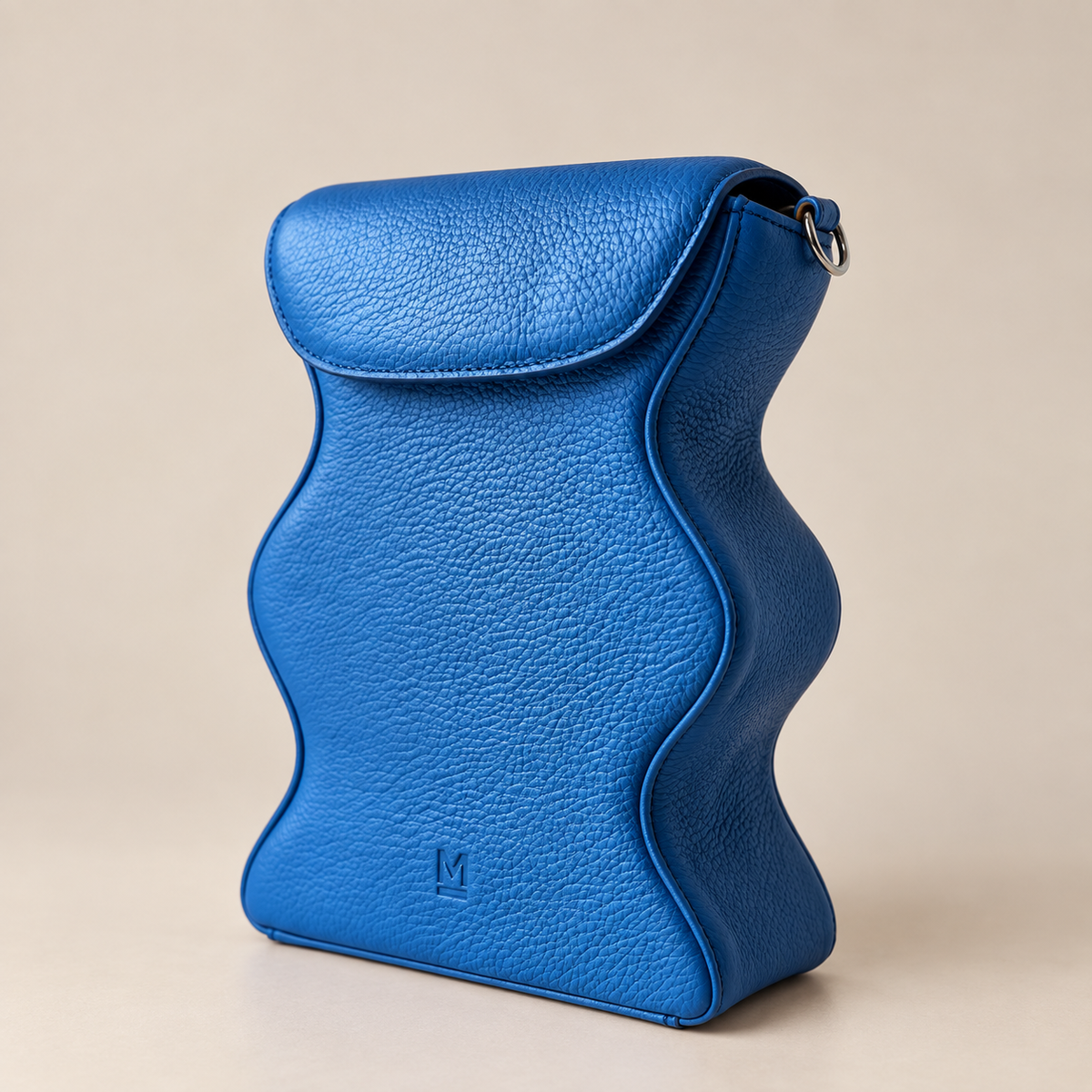 Bolso Box Ondas – Azul Mediterráneo